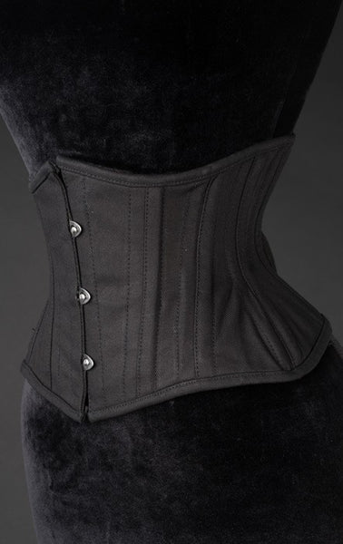 Black Cotton Extreme Waist Cincher