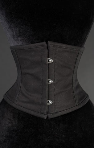 Black Cotton Waist Cincher