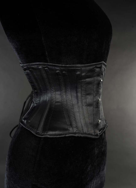 Black Satin Waist Cincher