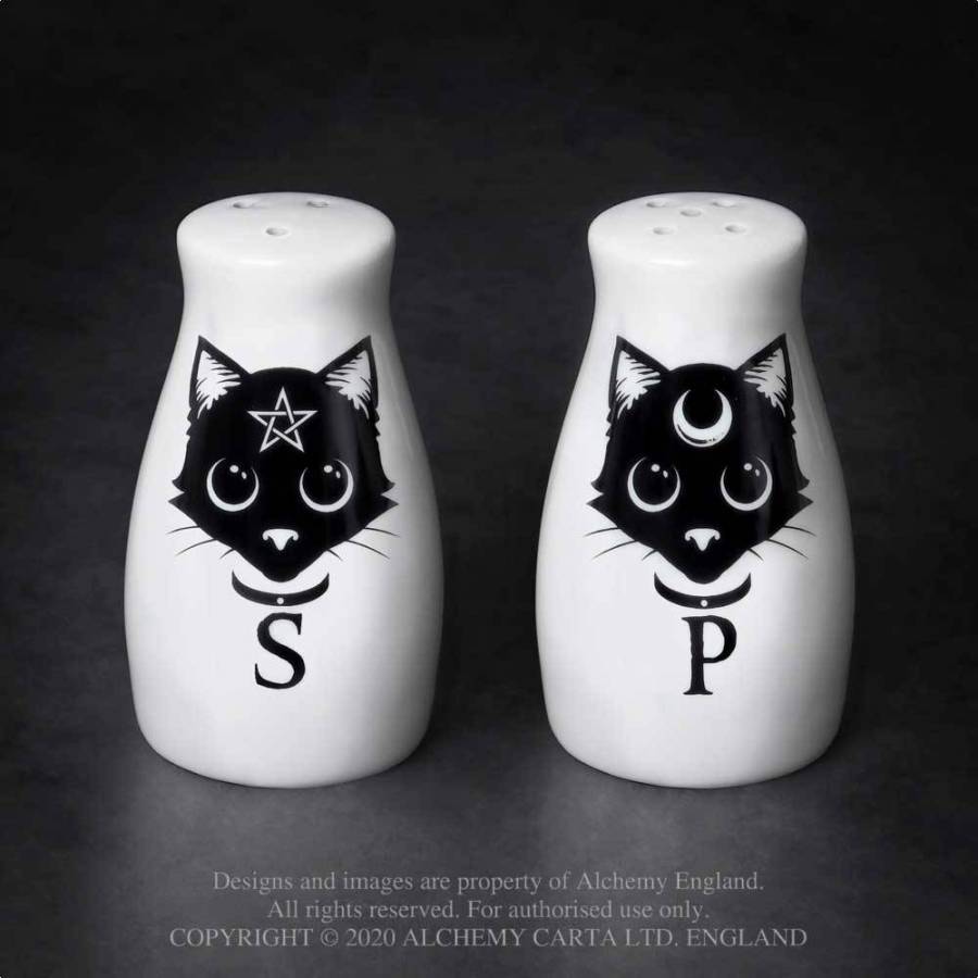 Black Cats Salt- & Piparstaukar