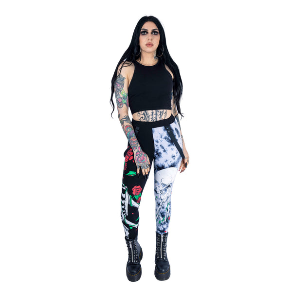 Garden Skull Leggings