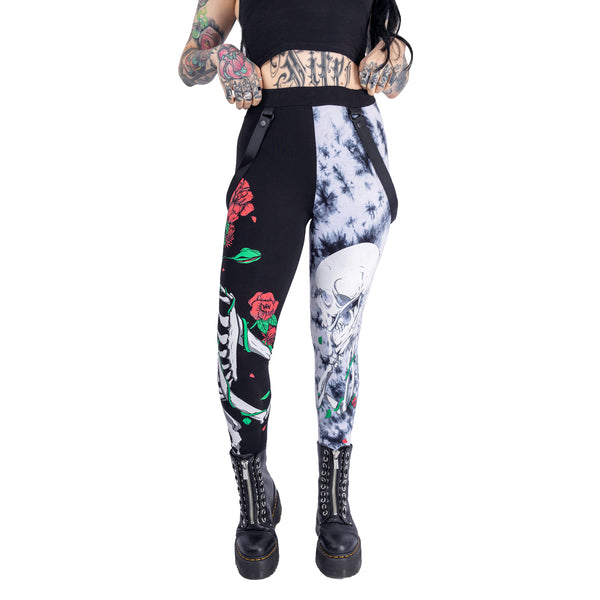 Garden Skull Leggings