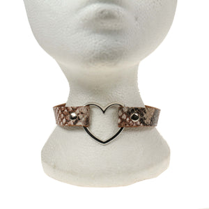 Choker Með Hjarta - margir litir