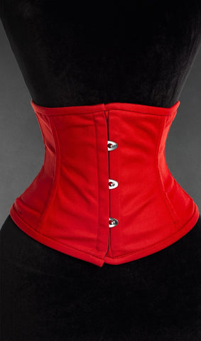 Red Cotton Waist Cincher