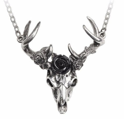White Hart Black Rose Hálsmen
