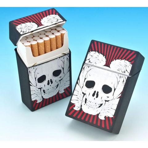 Silicone Sígarettuhulstur - Skull