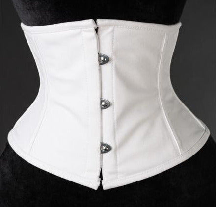 White Cotton Waist Cincher