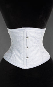 White Lace Waist Cincher